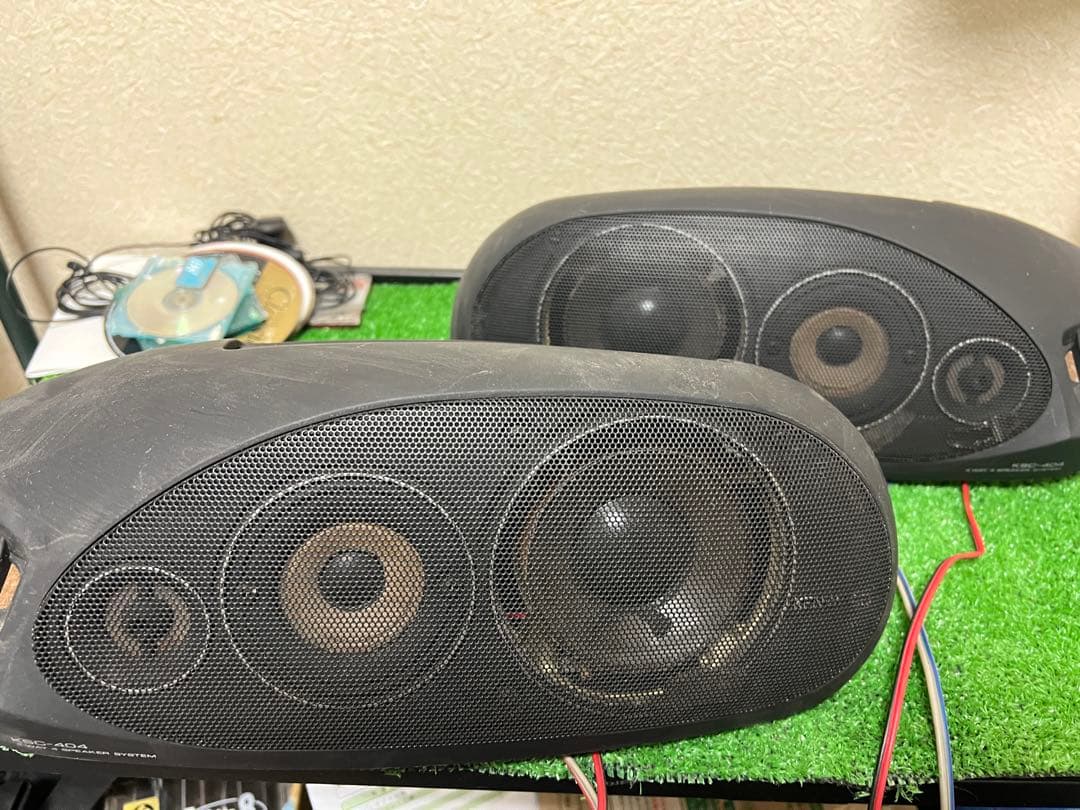 ジャンク品KENWOOD KSC-660 & KSC- 404スピーカー