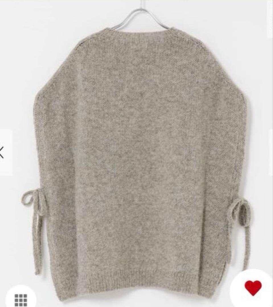 新品　かぐれペルーワイドニットベスト