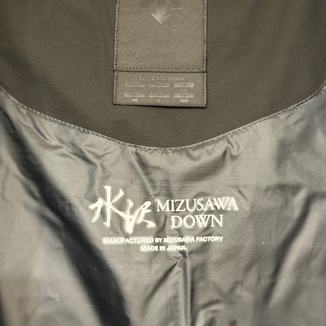 【新品】水沢ダウンオーバーサイズ マウンテニア ブラック 2025年 秋冬　L