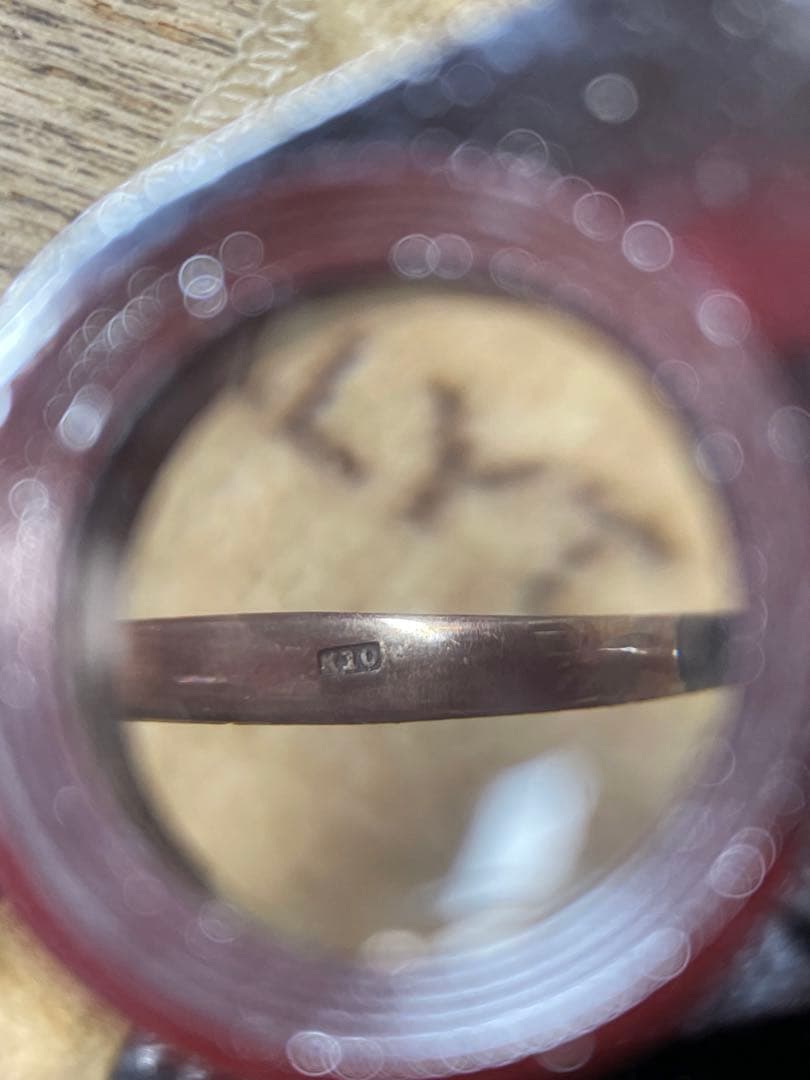 昭和初期 高級アンティーク丸眼鏡 河内屋 K10鼻あて ケース付