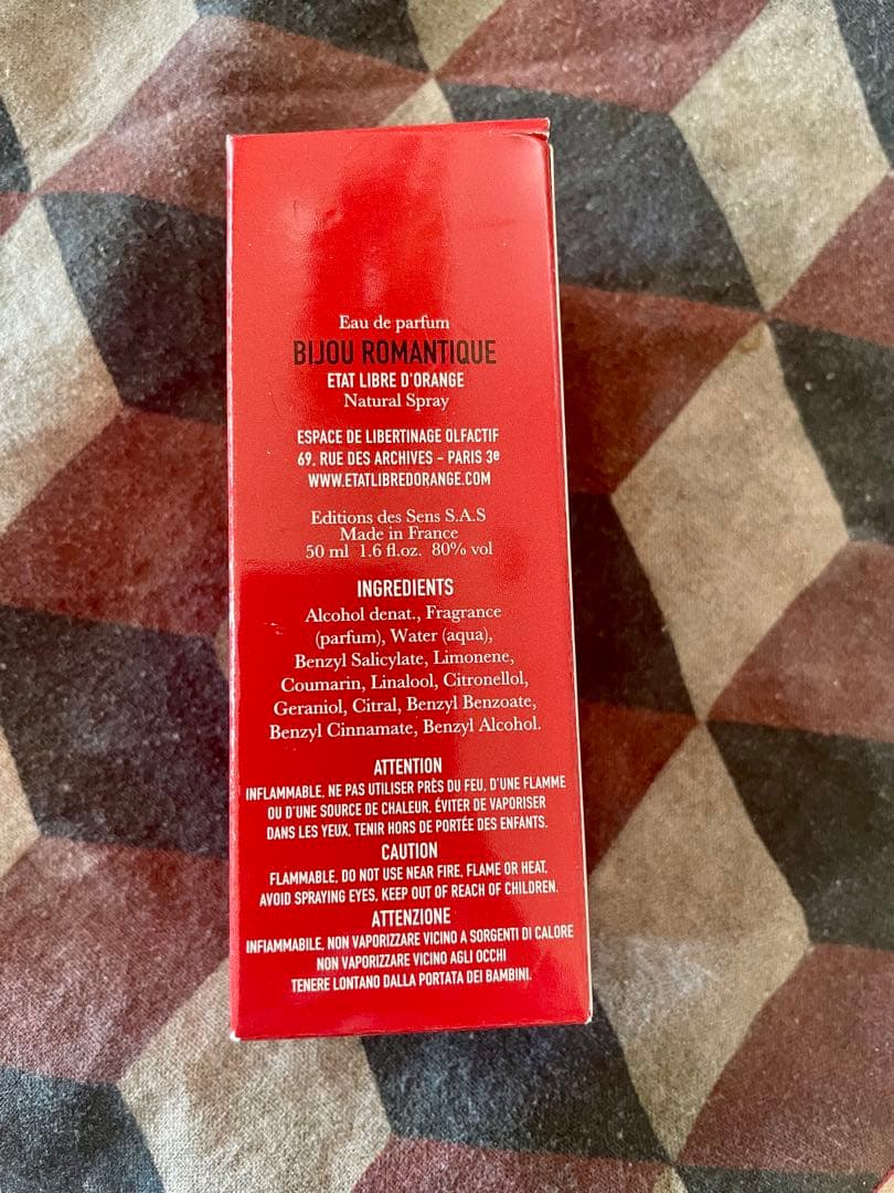 エタリーブルドオランジェ ビジューロモンティック　宝石を超えた儚き美50ml