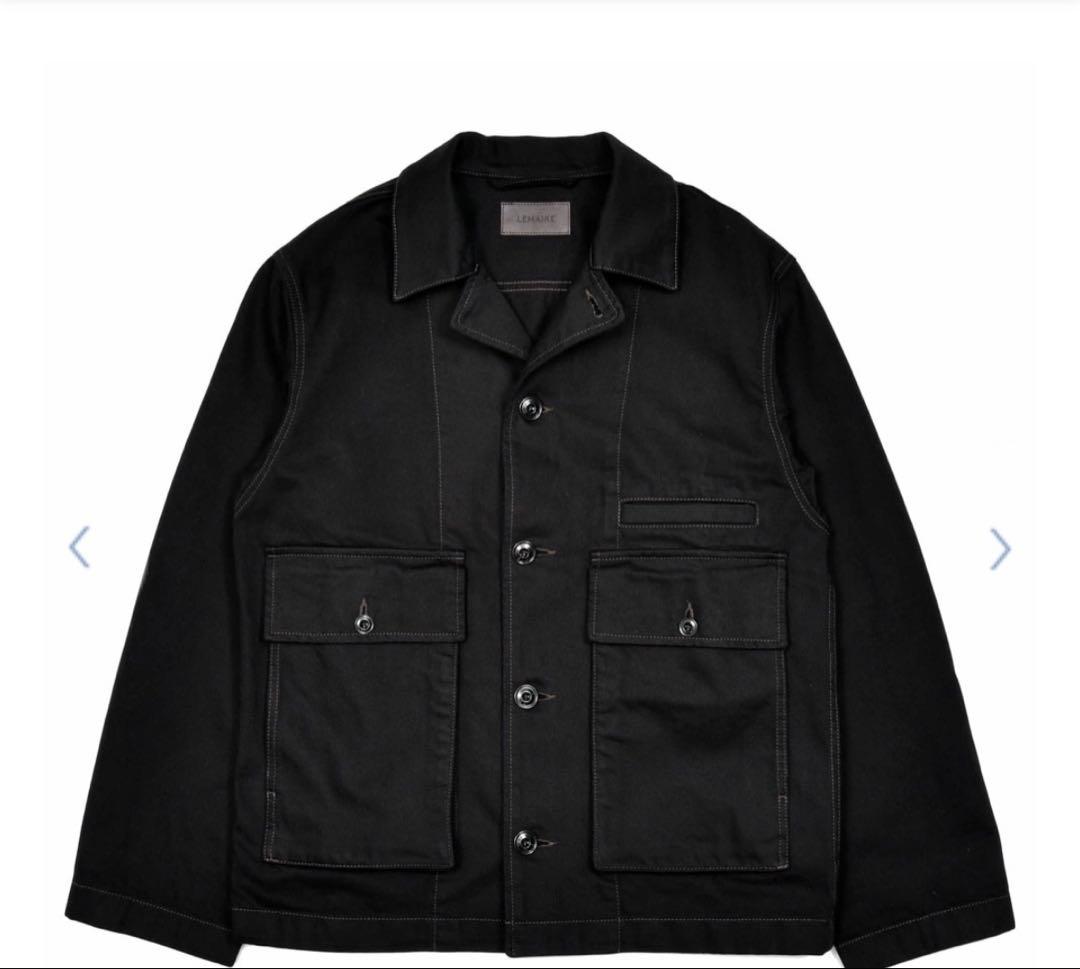 ジャケット・アウター LEMAIRE BOXY JACKET BLACK