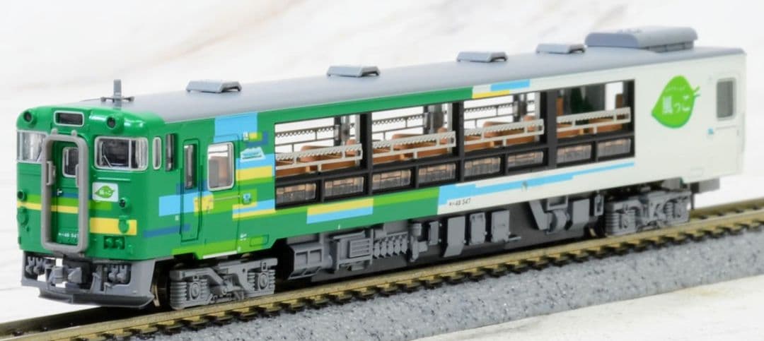 最新ロッド・新品・未開封 キハ48 びゅうコースター 風っこ 夏姿 2両セット