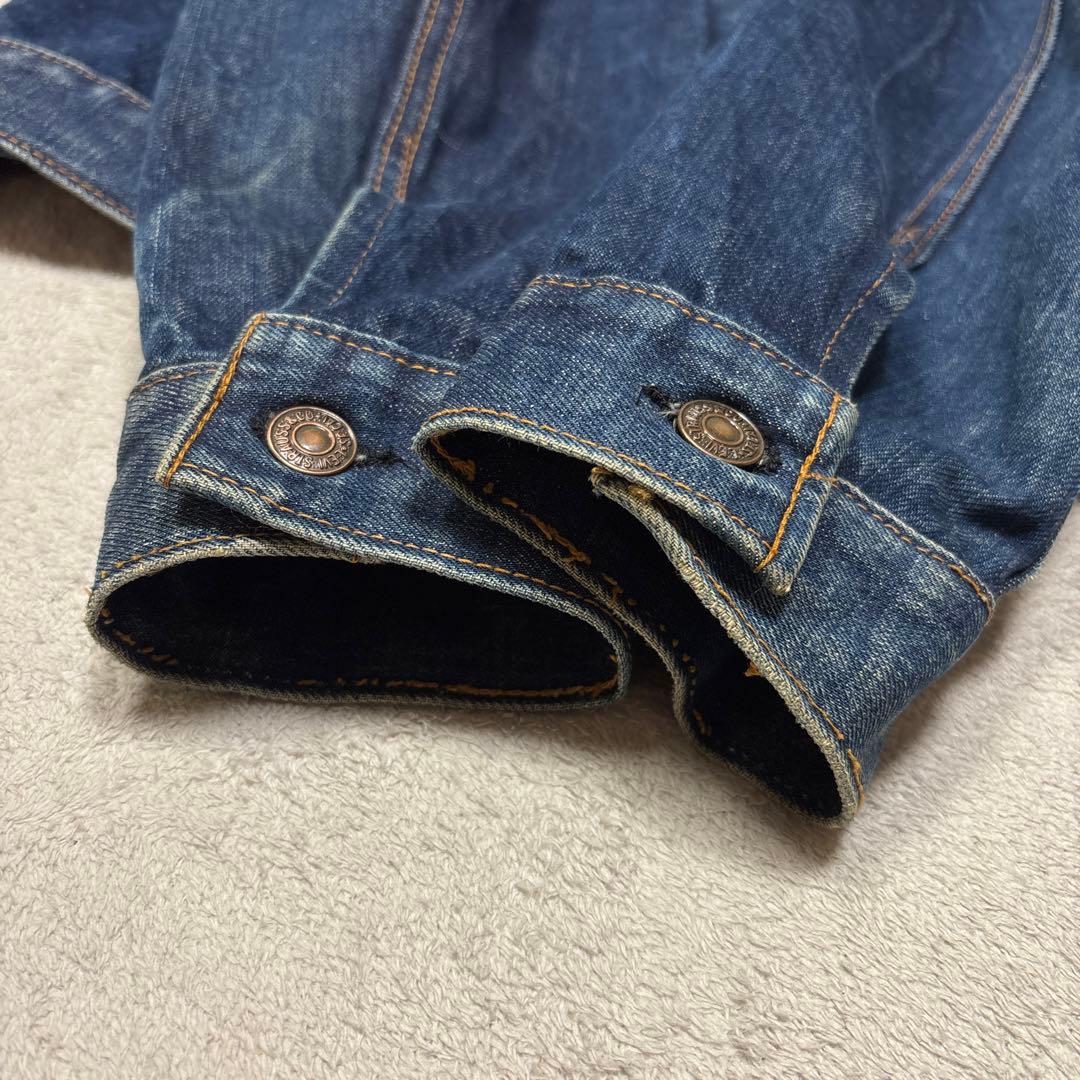 濃紺美品◎42 リーバイス 70505 USA製 布ケアタグビッグE直後