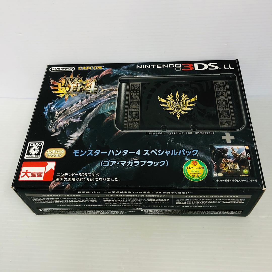 ★未使用品★極美品3DSLLモンスターハンター4ク ゴア・マガラブラック生産終了