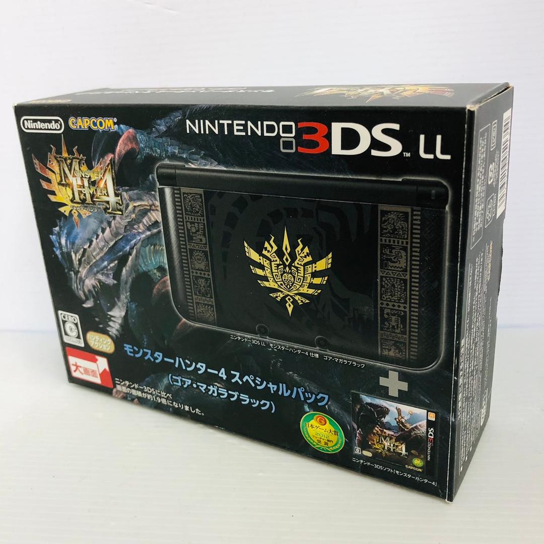 ★未使用品★極美品3DSLLモンスターハンター4ク ゴア・マガラブラック生産終了