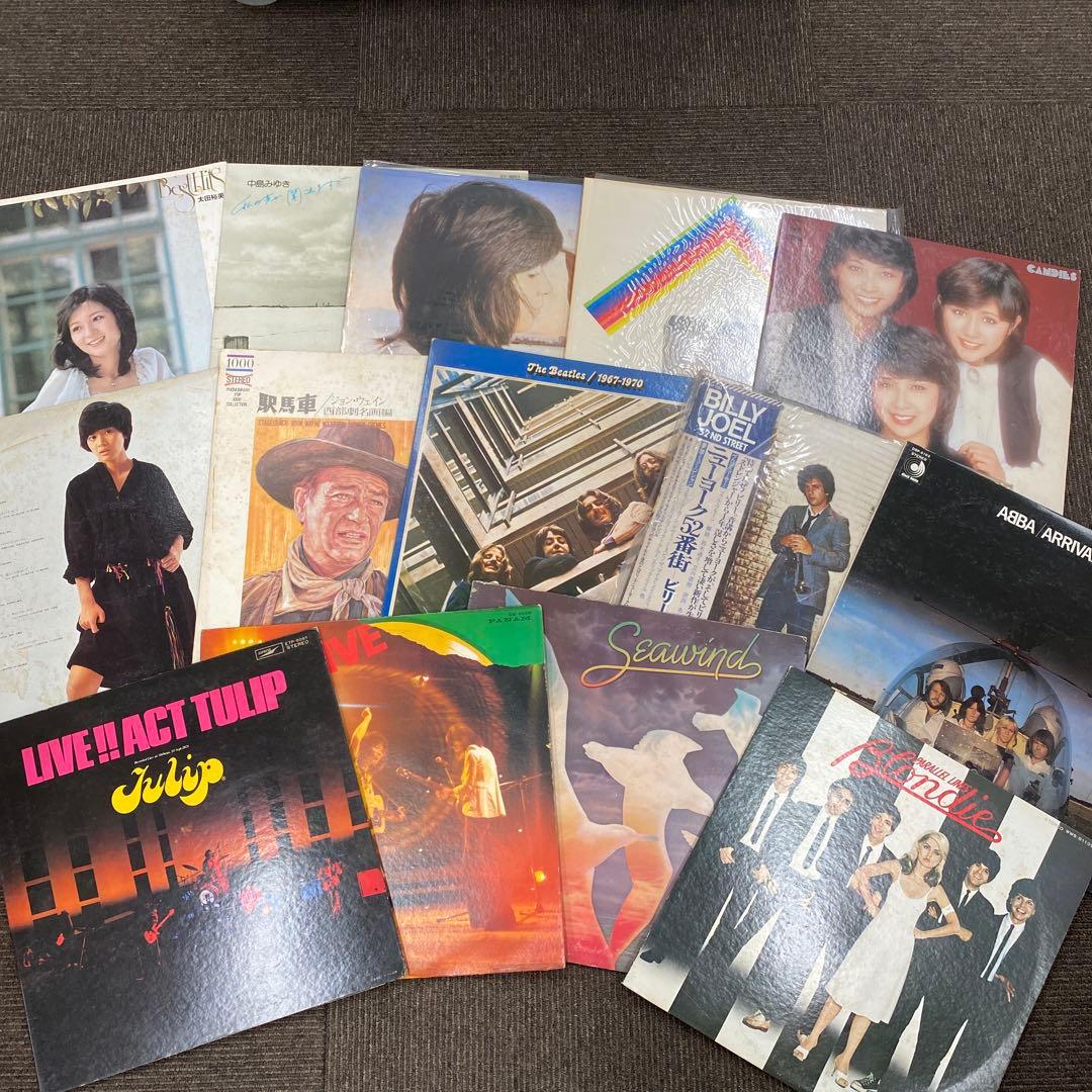 ①レコードコレクション ABBA Billy Joel Julip他