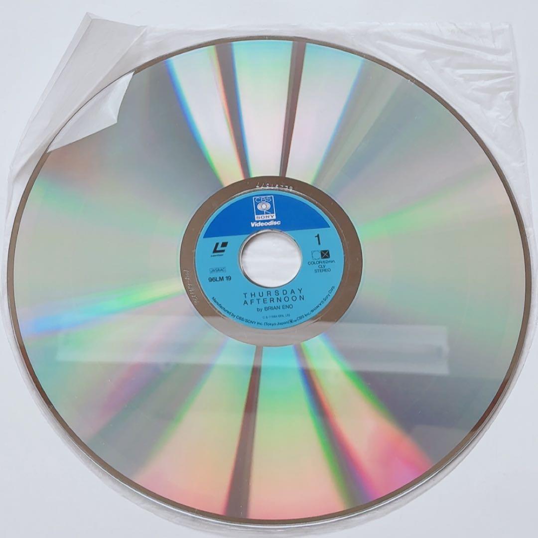 THURSDAY AFTERNOON BRIAN ENO　LD レーザーディスク