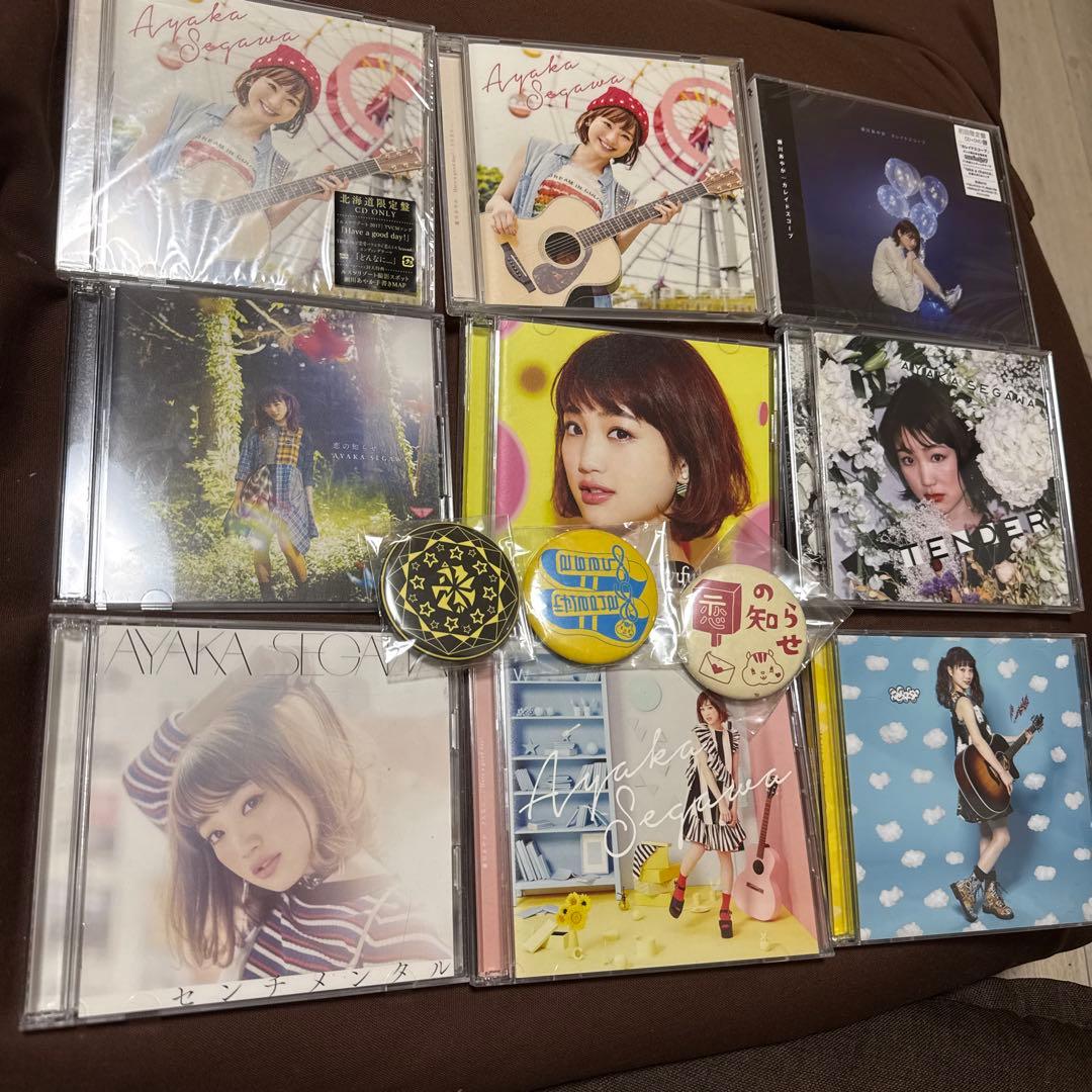 瀬川あやか CD DVD 缶バッジ セット