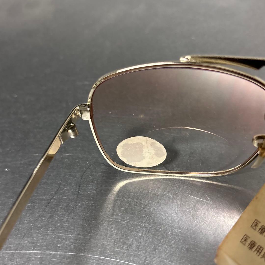 【未使用】PARTNER 老眼鏡　グラデーション　+3.50 ゴールド　メガネ