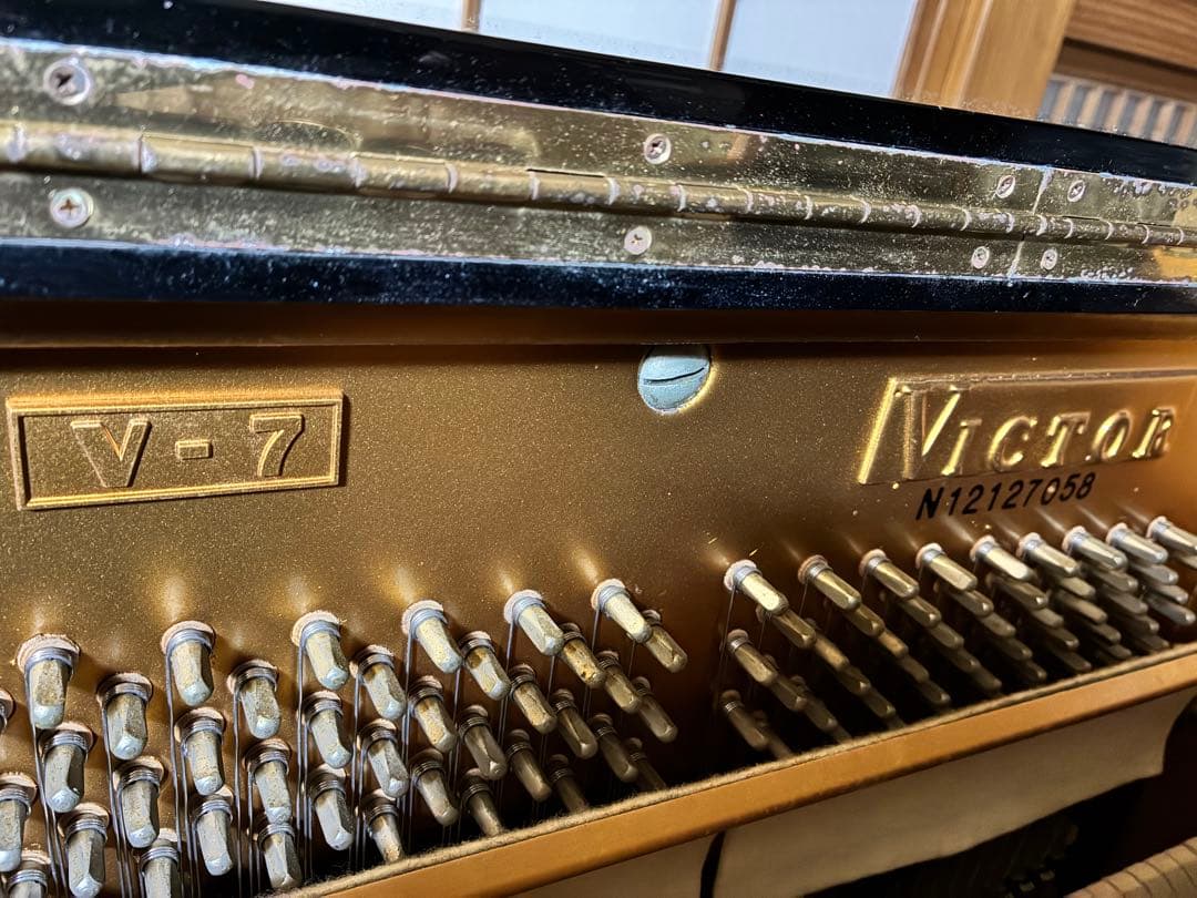 希少 VICTOR アップライトピアノ 文部省検査合格品 教育用 練習用に