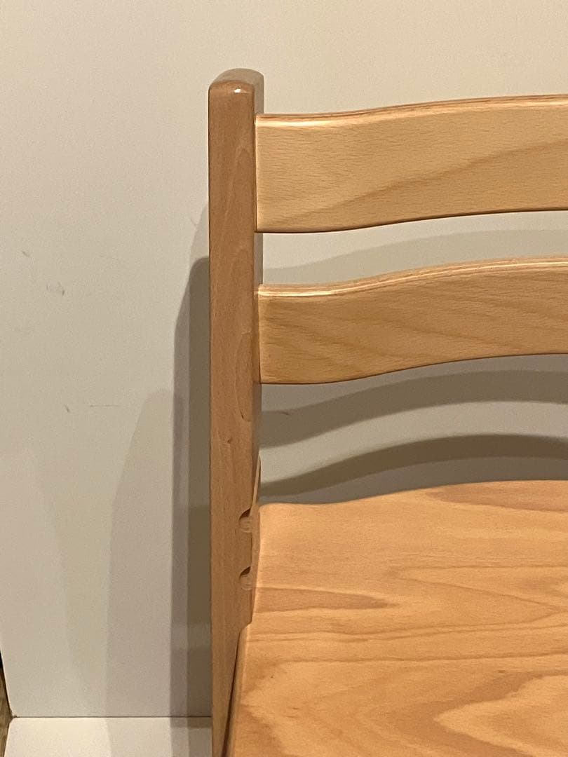 【美品】新型 ストッケ トリップトラップ ナチュラル シリアルナンバー4 ①