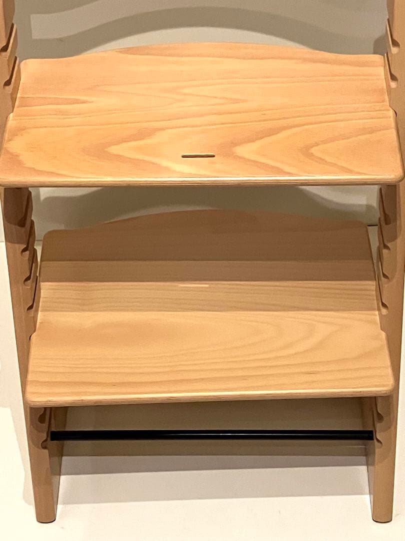 【美品】新型 ストッケ トリップトラップ ナチュラル シリアルナンバー4 ①