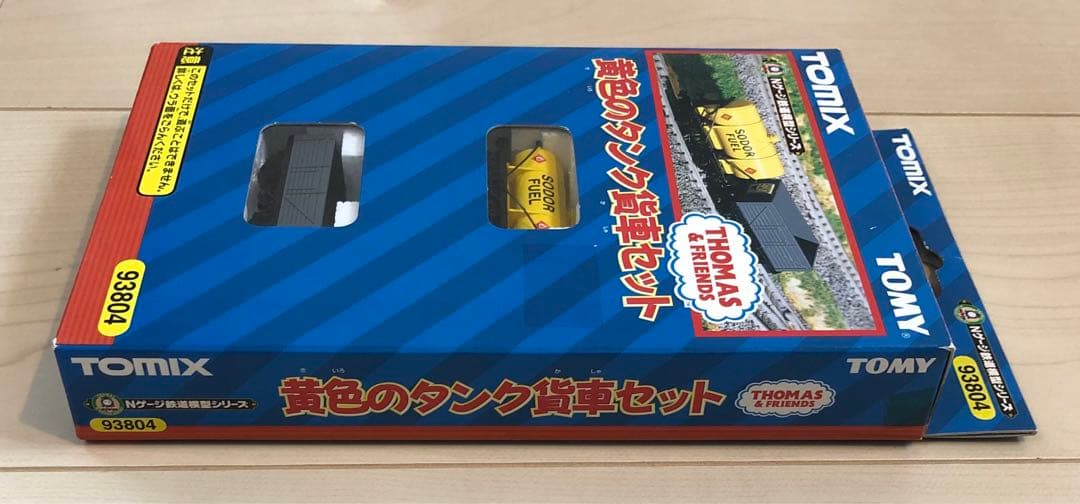 ☆廃盤品☆未使用☆ NゲージTOMIX トーマス 黄色のタンク貨車セット