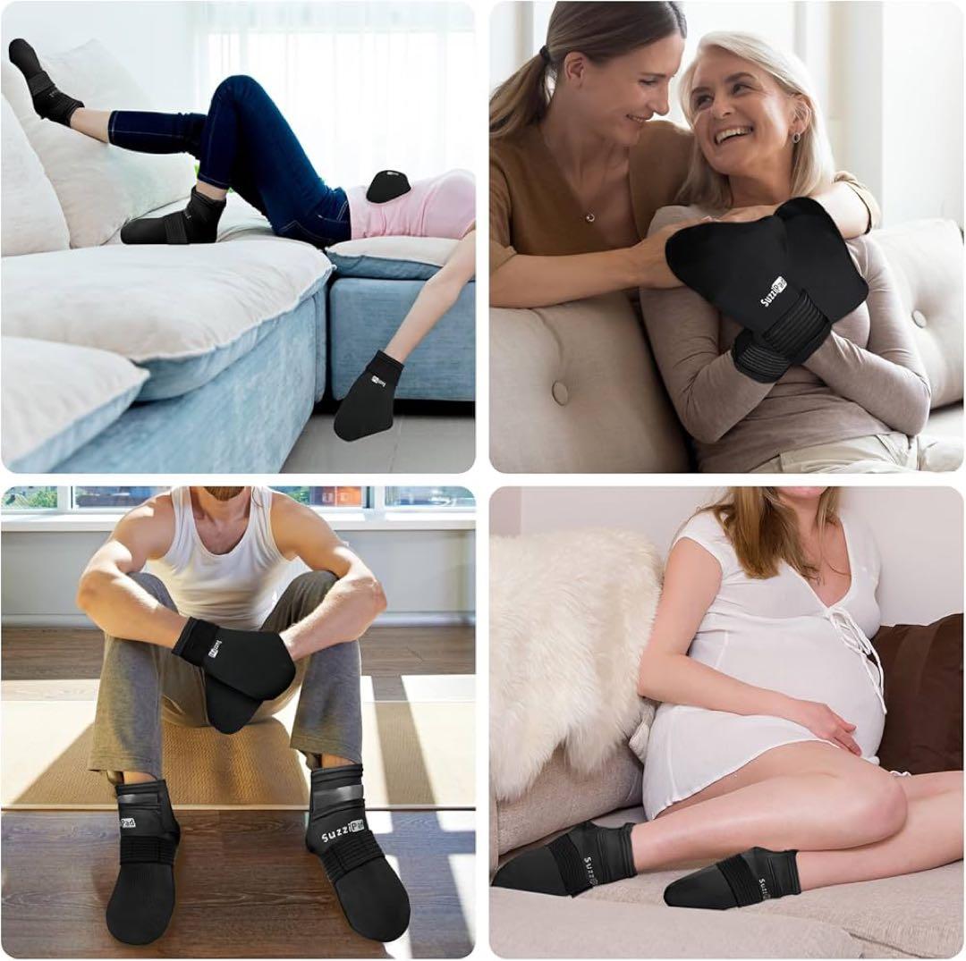 新品未使用　抗がん剤　フローズングローブ　フローズンソックス　セット　ブラック