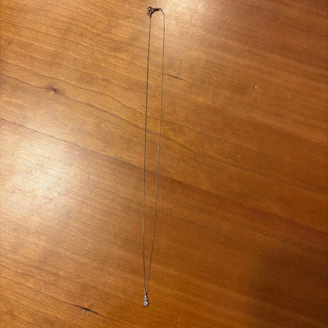 シエナ★k10ダイヤモンド一粒石ネックレス