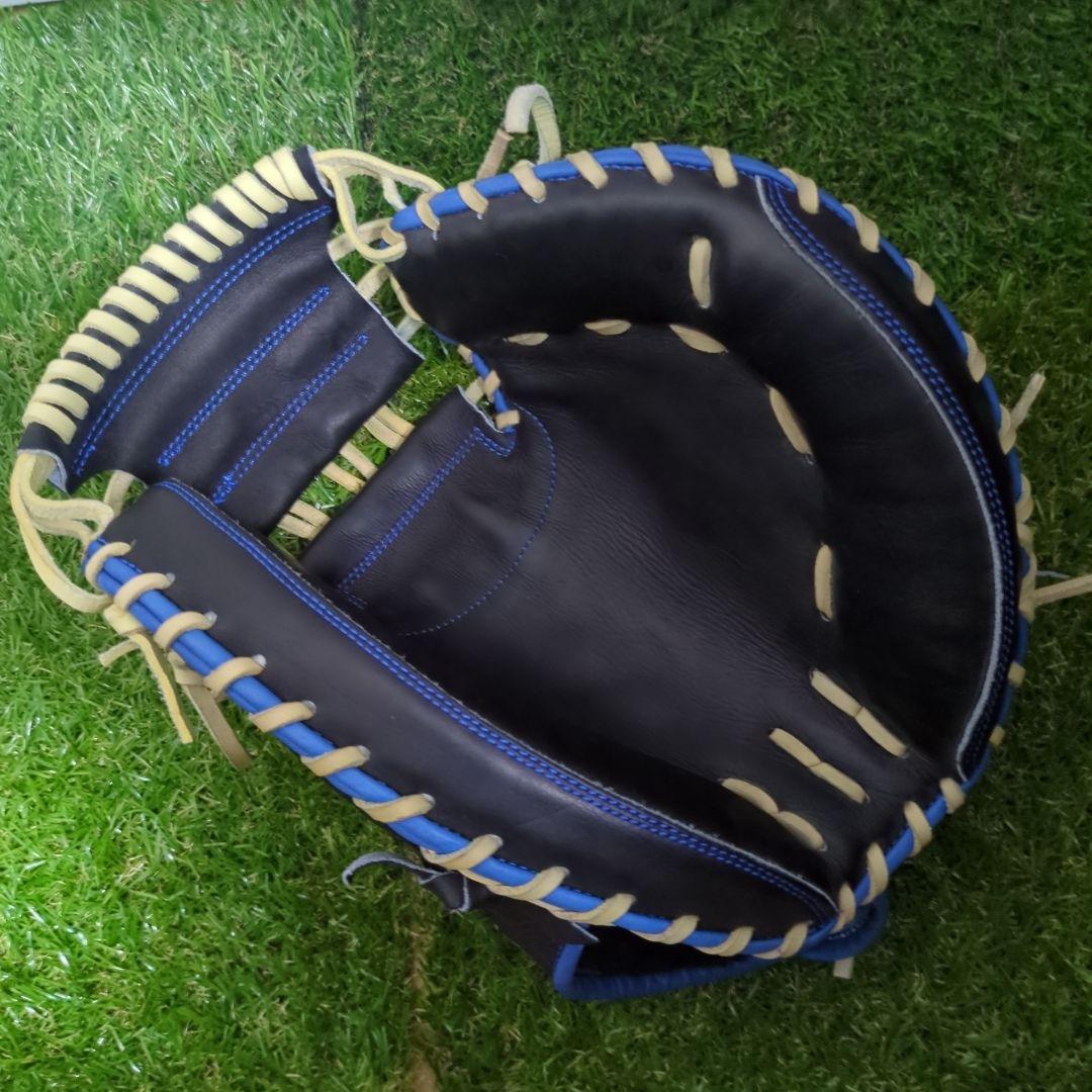 ユ*タ様 バンダイスポーツ mujiグローブ 硬式用キャッチャーミット ブラック