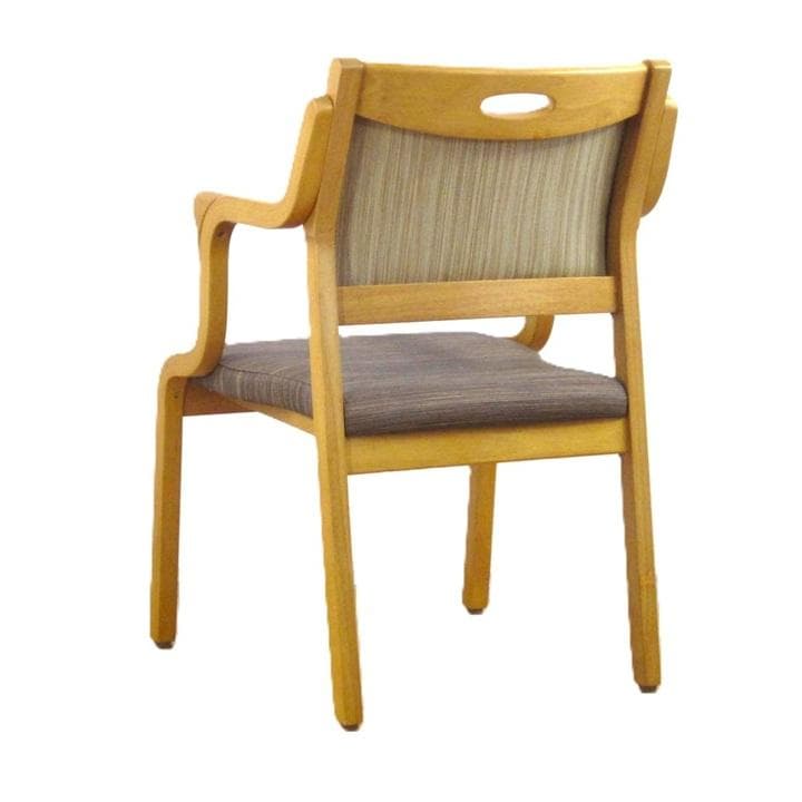 介護用木製椅子 アーム付き ダイメトロール　カルファイバー　姿勢保持　粉瘤　糜爛