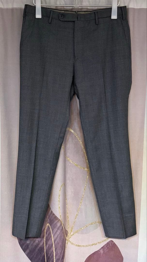 INCOTEX インコテックス super100 ラムウール スラックス