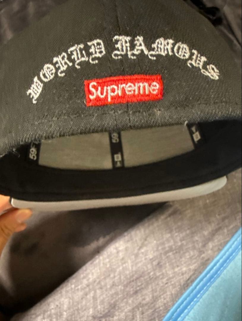 帽子 Supreme Gold Cross S Logo New Era Black