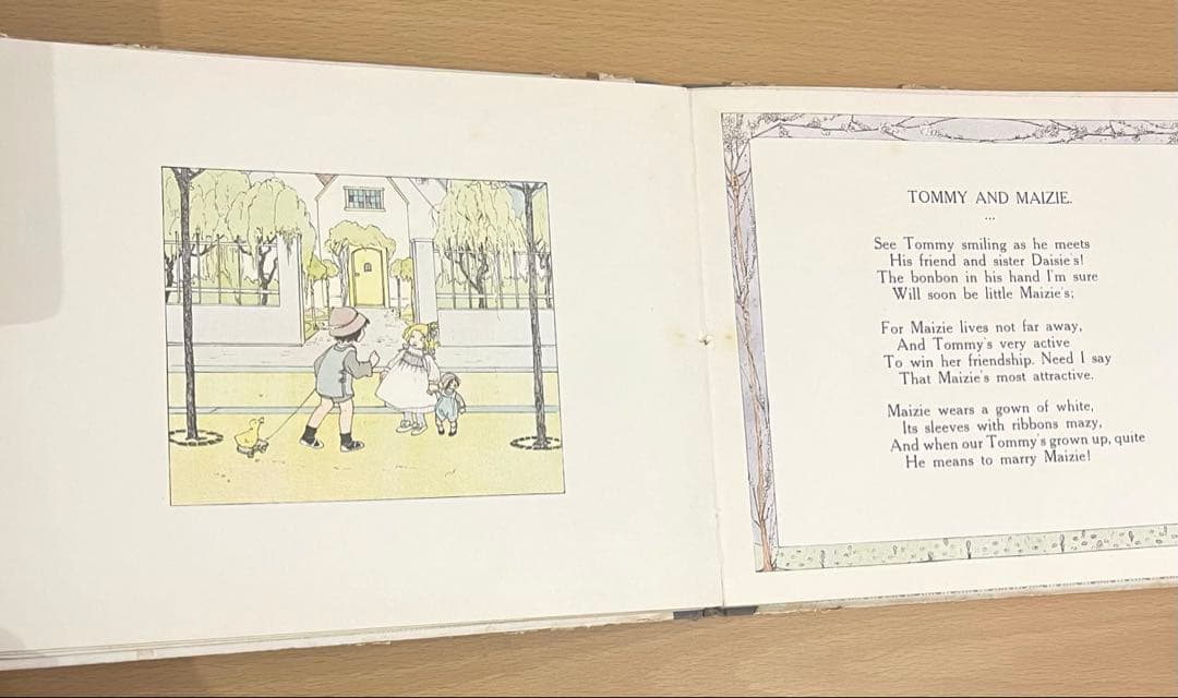 専用　No.308 希少 アンティーク 古書 洋書 オランダ 絵本 童謡 児童書