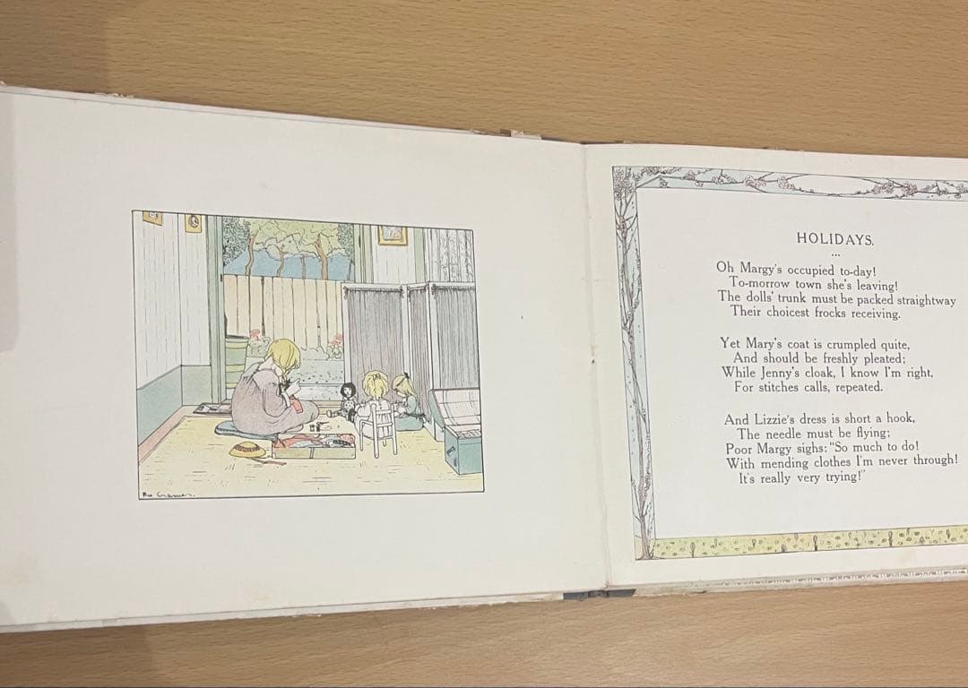 専用　No.308 希少 アンティーク 古書 洋書 オランダ 絵本 童謡 児童書