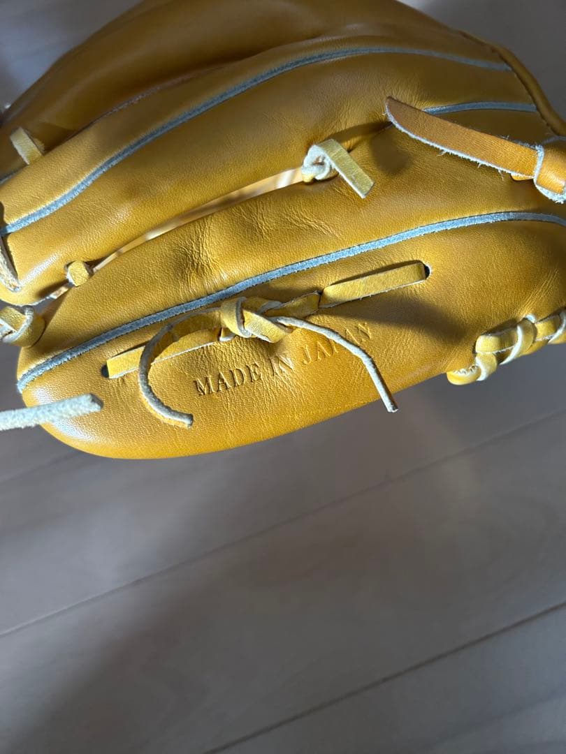 ワールドペガサス　桑田　軟式グローブ イエロー