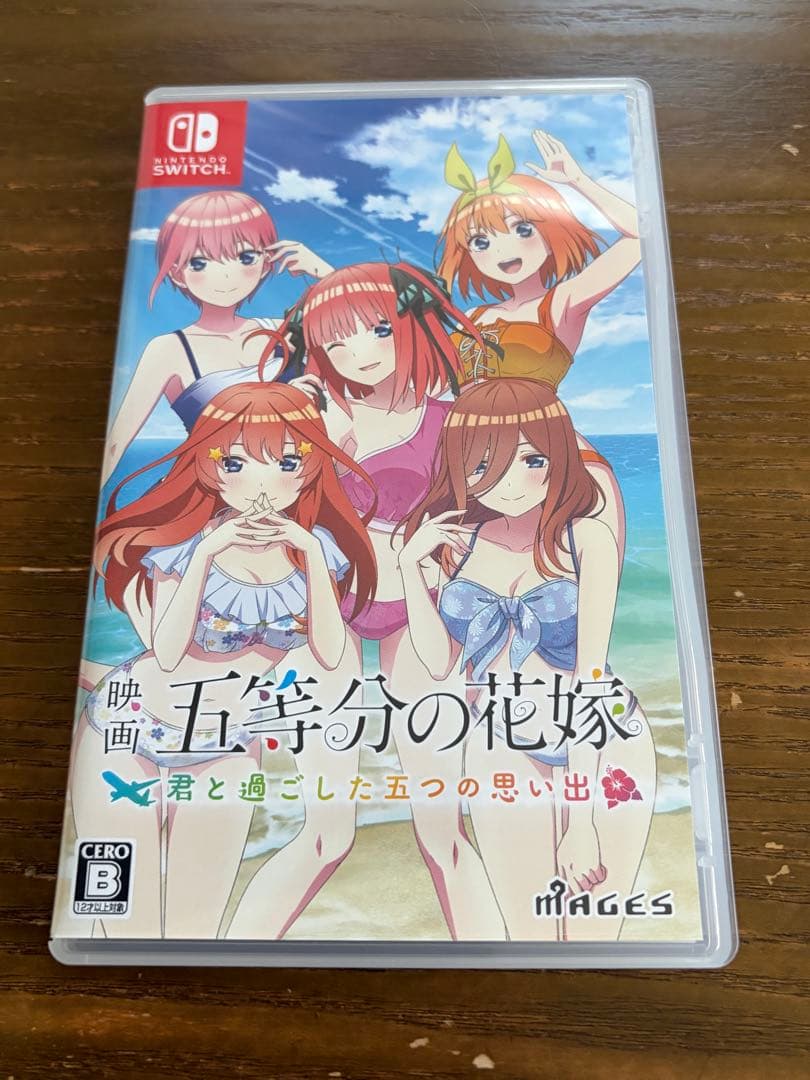 Switch 五等分の花嫁 [通常版]ゲーム3点セット　ミニフォトステッカー付き