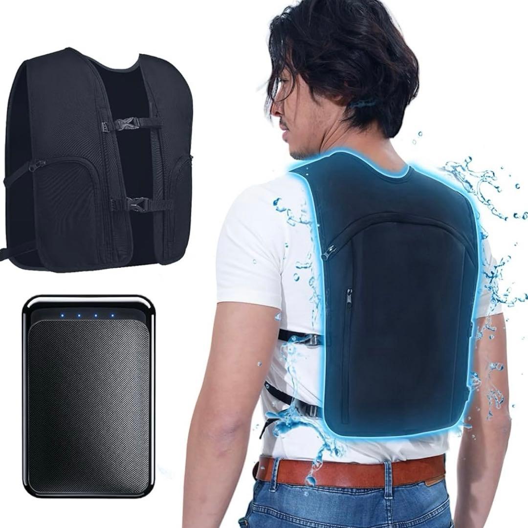 【値下げ‼️】水冷ベスト 水冷服 冷却 外仕事 熱中症対策 保冷剤10個付