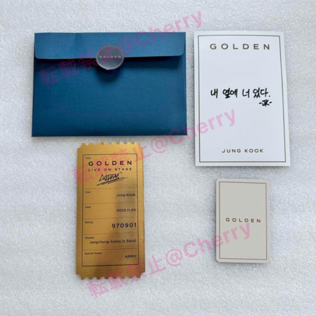 BTS ジョングク グク ショーケース golden ソンムル トレカ ポスカ
