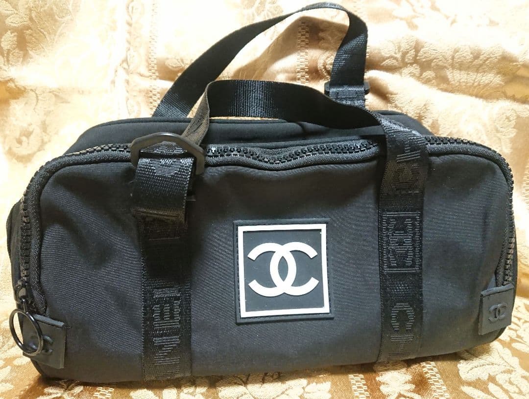 ☆CHANEL スポーツ ライン ダブルファスナー2way ボストンバッグ☆