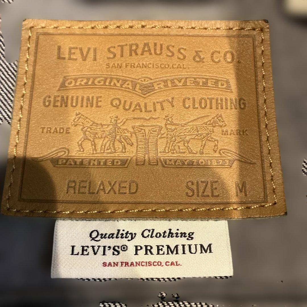 Levi’s Premium ブラックデニム 1stタイプ Gジャン M 黒