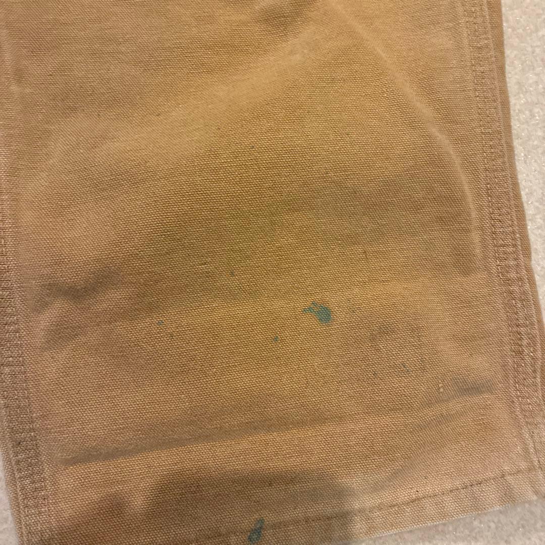 カーハート　80s 100周年タグ　ダブルニーパンツ　フェード　ペンキ　ボロ