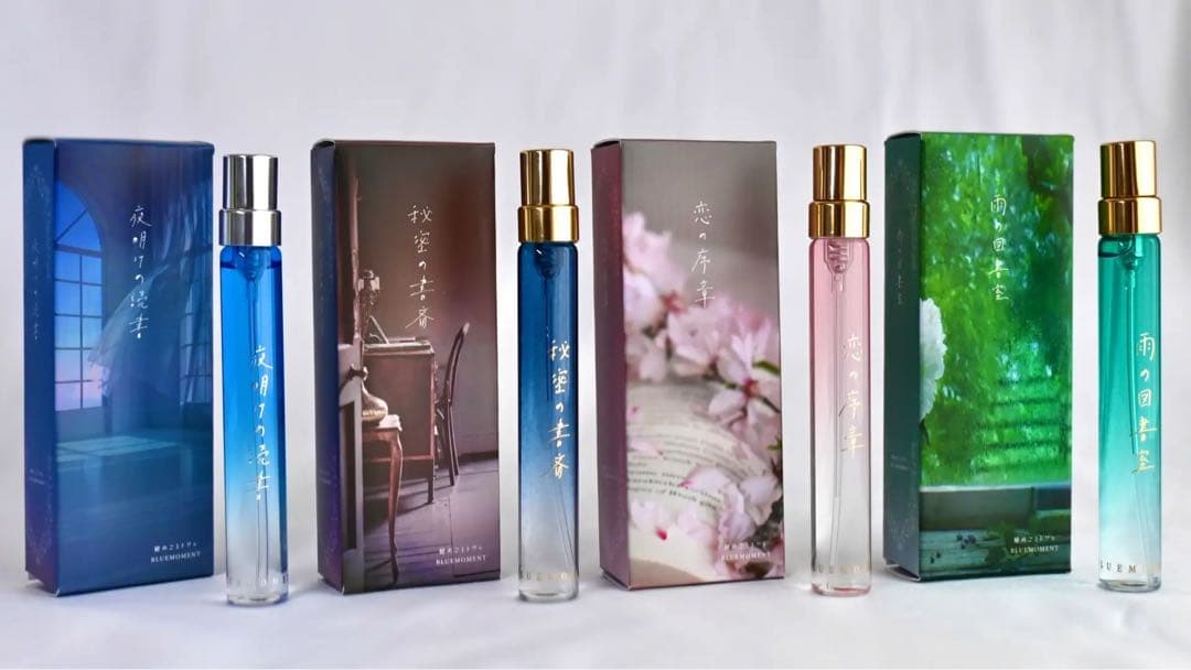【完売品】ブルーモーメント香水 5本セット アートボックス