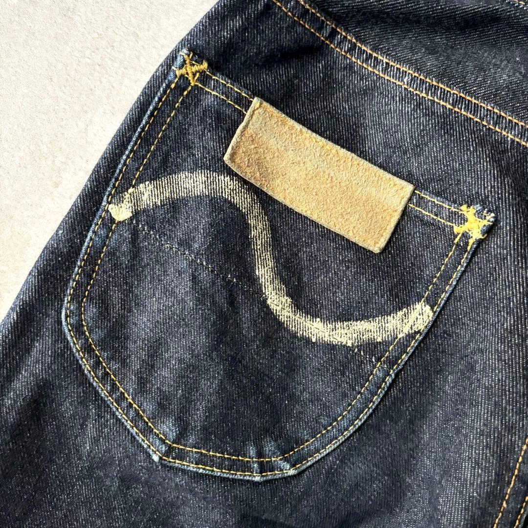 EVIS 初期 2101 手描きカモメ 濃紺 W28×35 セルビッジ 日本製