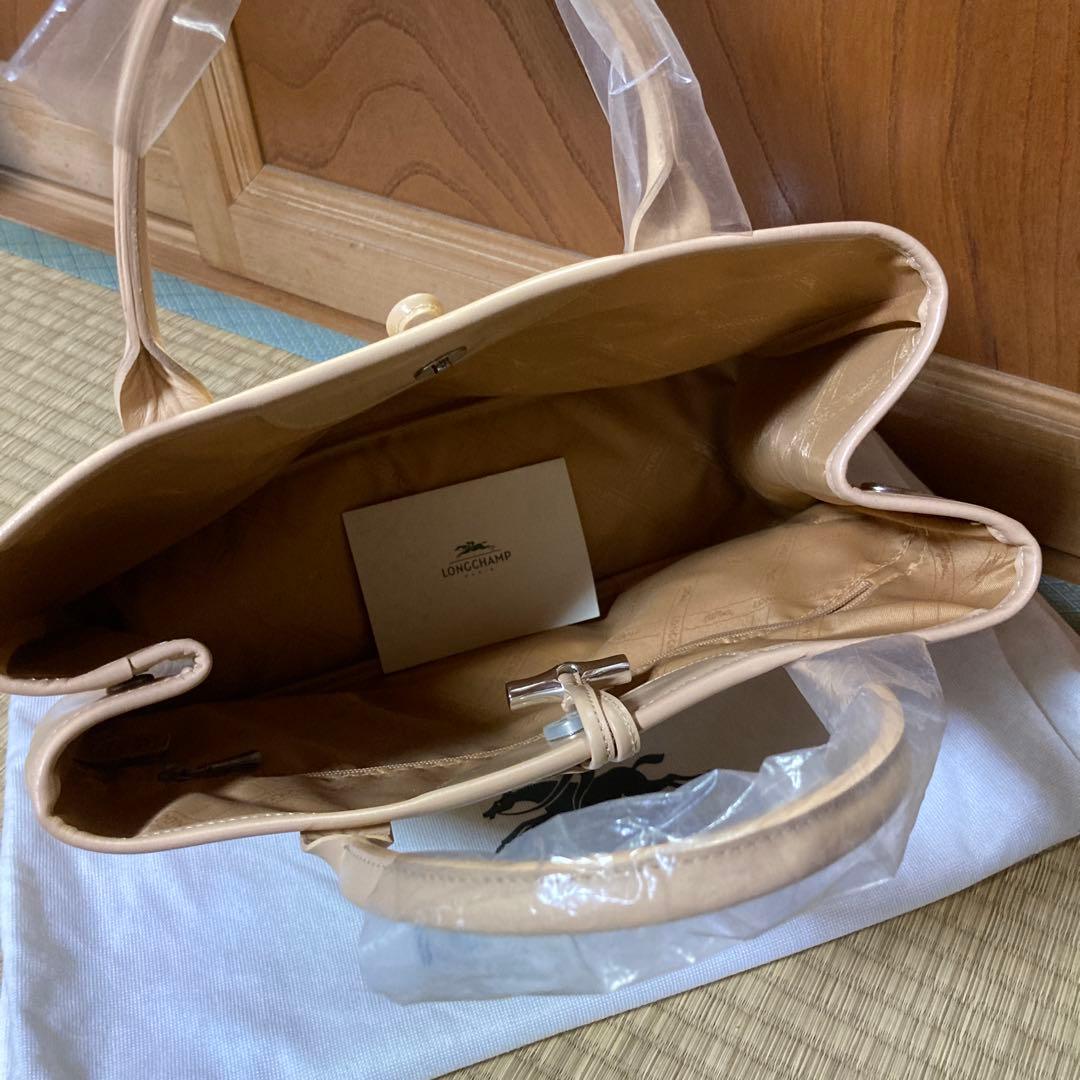 LONGCHAMP ベージュ バッグ 保存袋付き