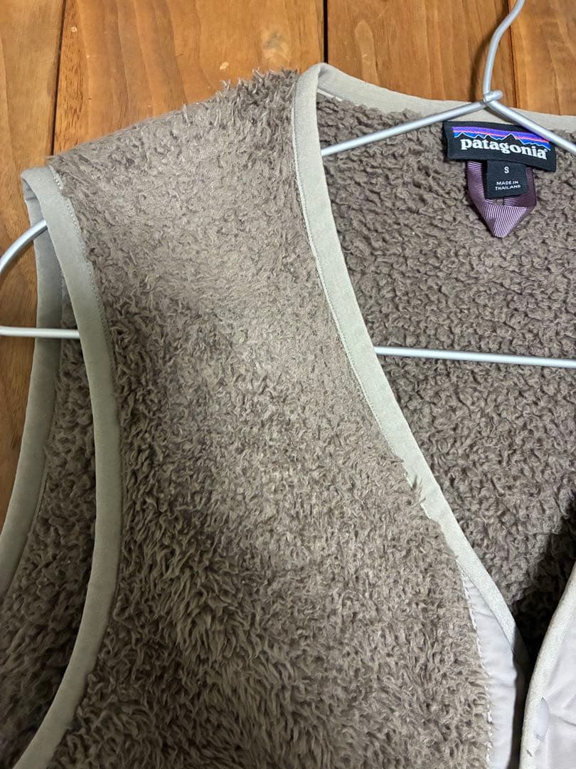 patagonia ロスガトス　フリースベスト S ブラウン
