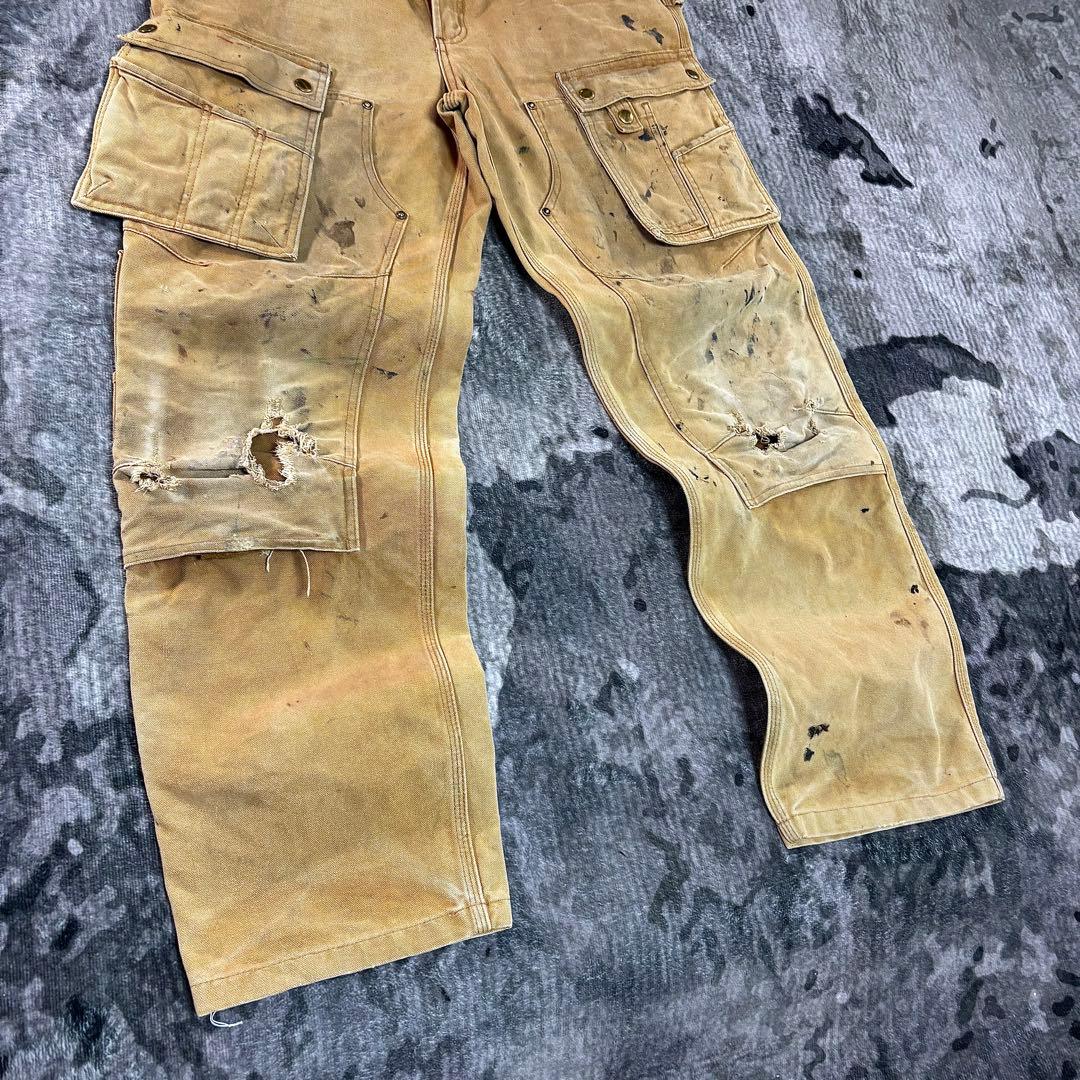 30×32 Carhartt ダブルニー カーゴ ヴィンテージ ワケあり Y2K