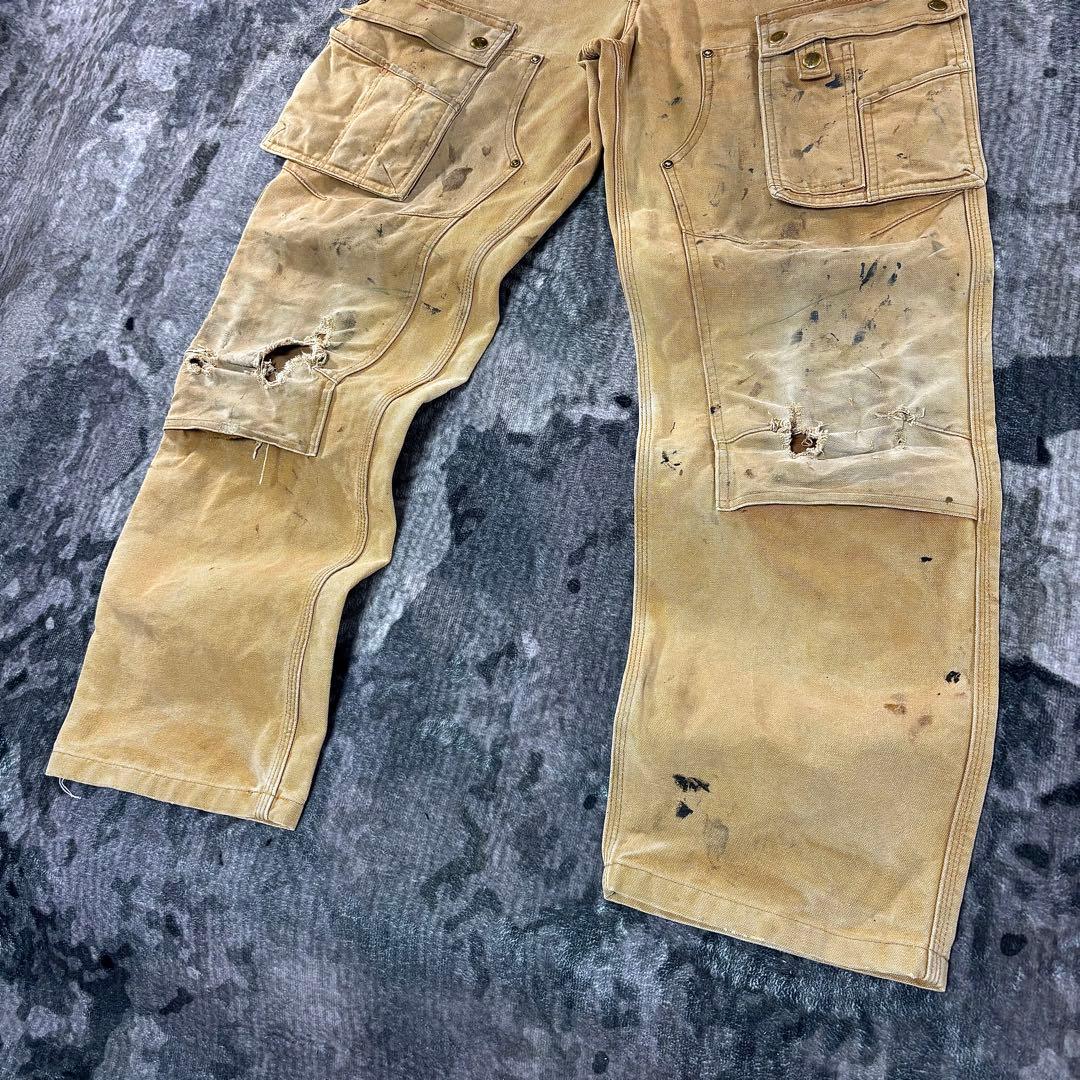 30×32 Carhartt ダブルニー カーゴ ヴィンテージ ワケあり Y2K