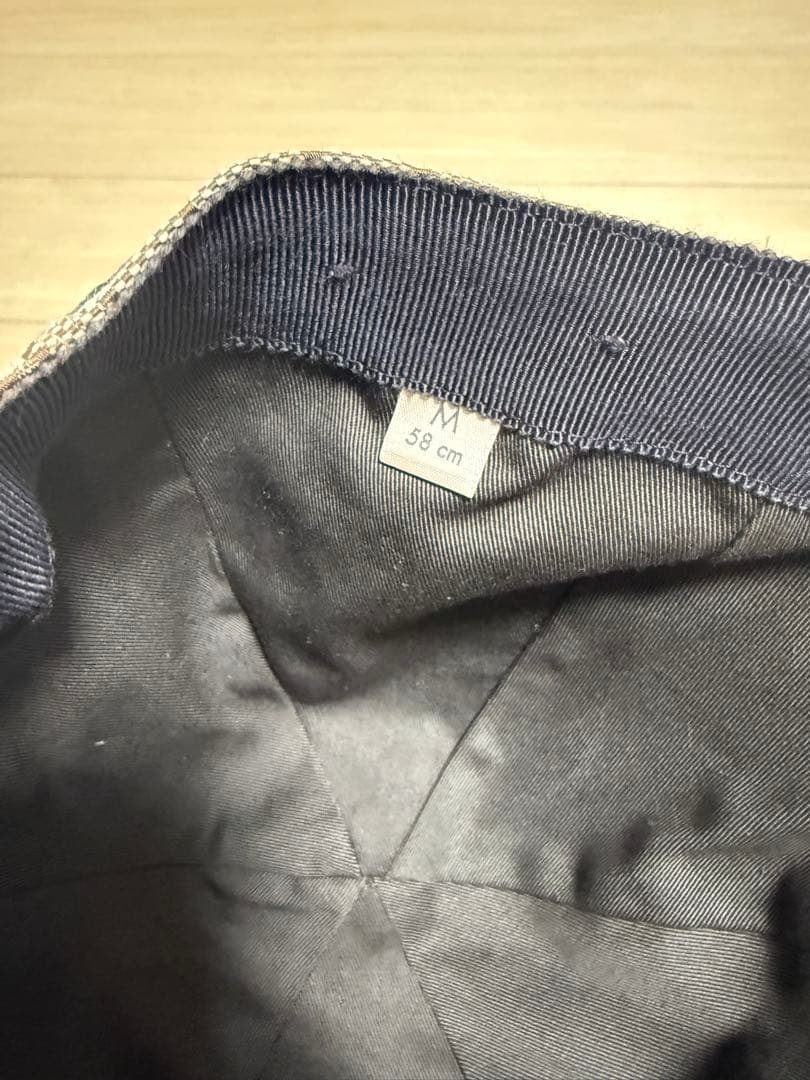 GUCCI GGパターンキャップ 58cm