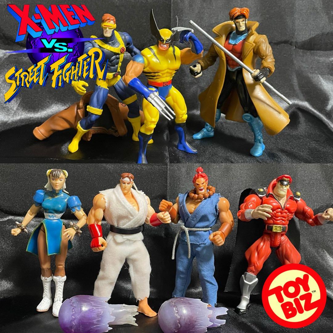 【トイビズ】X-MEN vs ストリートファイター フィギュア 7体 まとめ