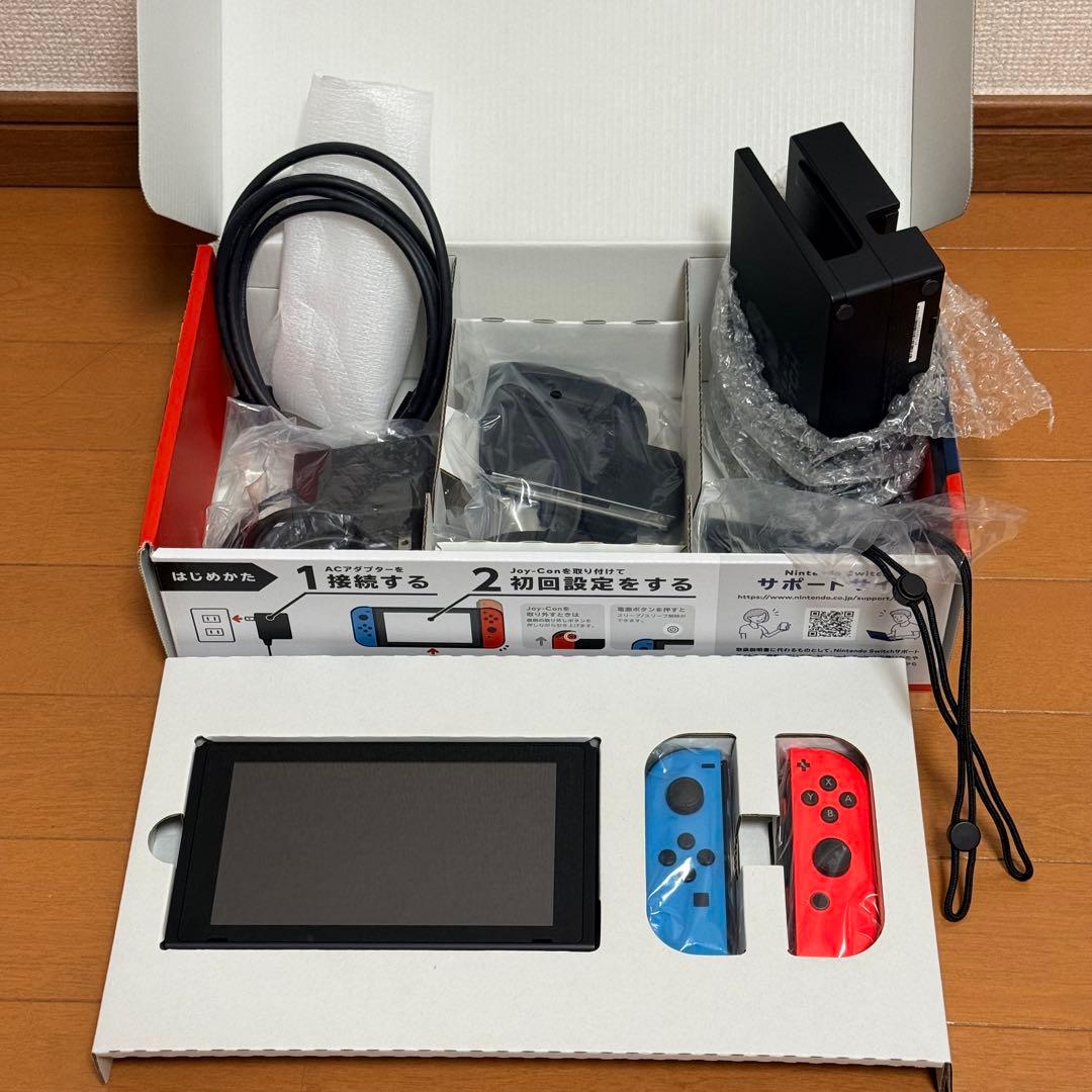 Nintendo Switch ネオンレッド/ブルー 本体 + Ring Fit