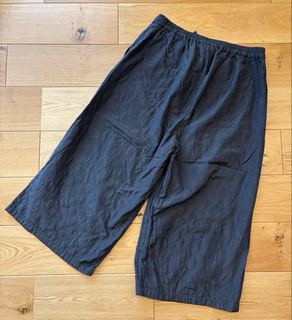 maison de soil（メゾンドソイル ）シルクキルトイージーパンツ