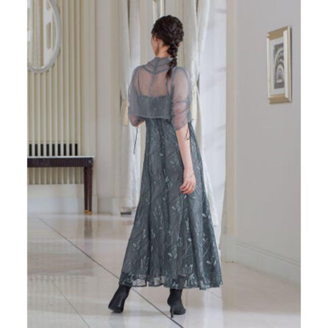 ア★新品タグ付き★ドリードール　チュールボレロレースキャミワンピレイヤード