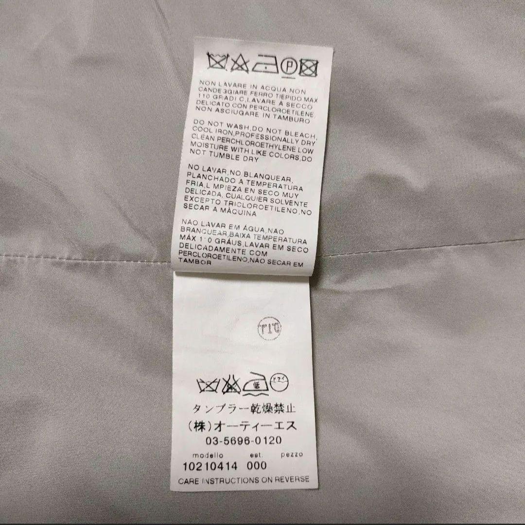 美品 Max Mara レインコート ロングコート グレー フード ベルト付き