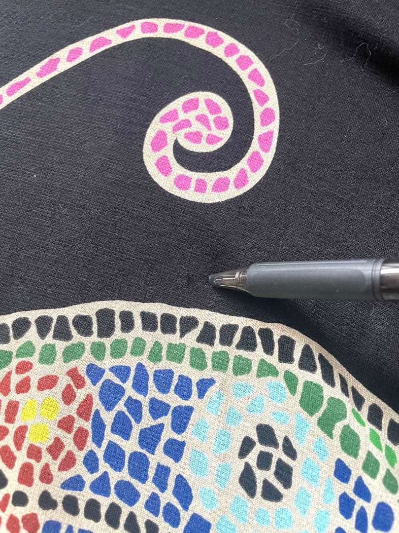 トクコプルミエヴォル/蝶モザイクデザイン長袖チュニック