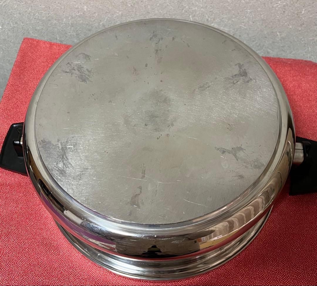 ロイヤルクイーン 6コート 蓋つき IH対応 両手鍋  Queen