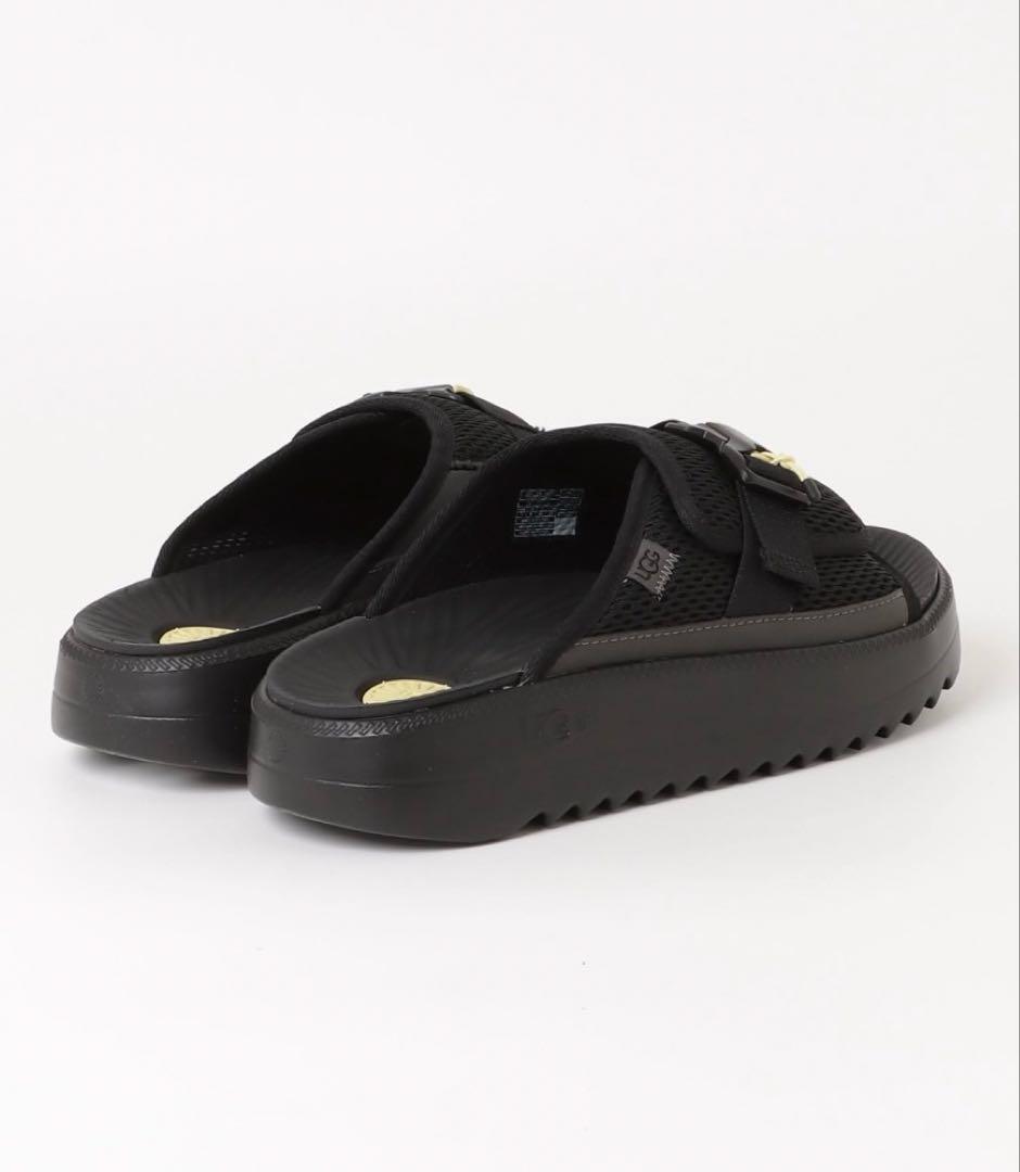 UGG Maxxer Slide 2.0 ブラックサンダル 厚底26cm