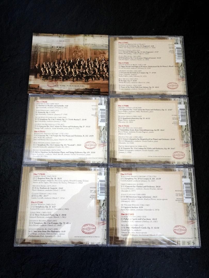 ニューヨークフィル　HISTORIC BROADCASTS 1923-1987