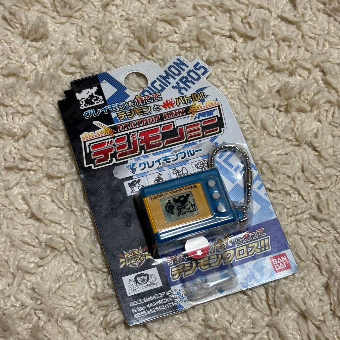 デジモンミニ DIGIMON XROS WARS グレイモンブルー　中古